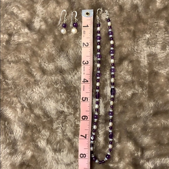 Handmade necklace and earrings set - Picture 7 of 7